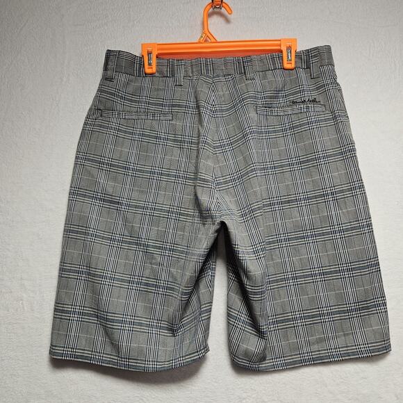 Travis Mathew Men's Plaid Golf Shorts Chino Casual Quick Dry Size 36 Pockets - Picture 4 of 7